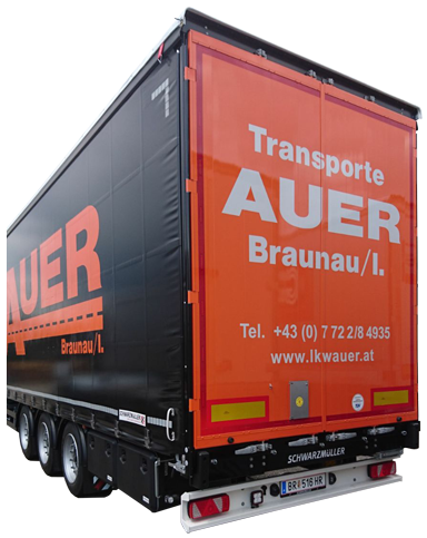 LKW Auer, Rückseite LKW